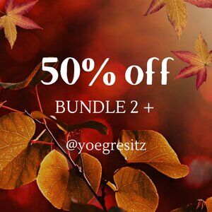 50%off Bundle 2+ - please read notes